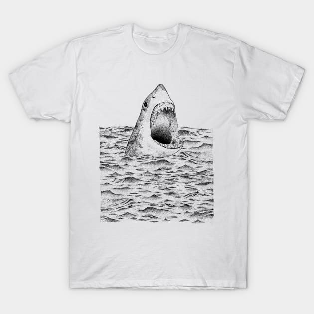 Shark T-Shirt by martinascott